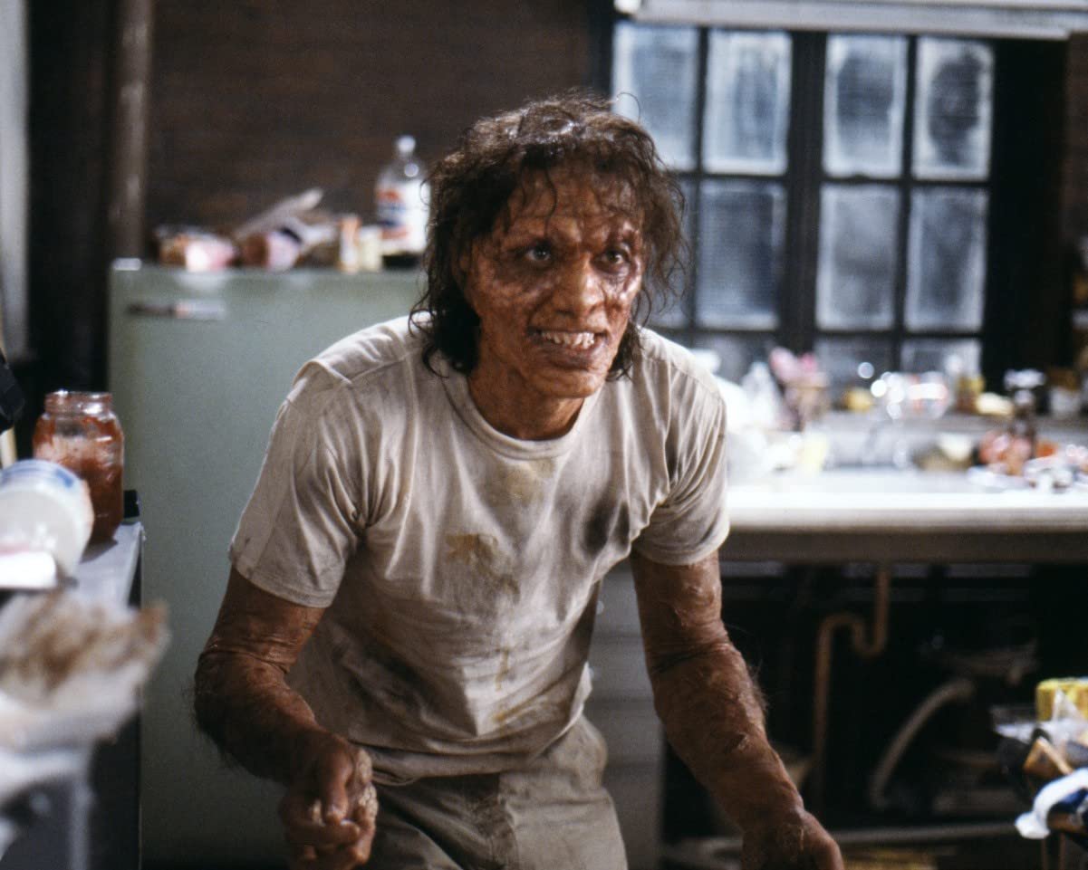 Seth Brundle fully transformed in The Fly