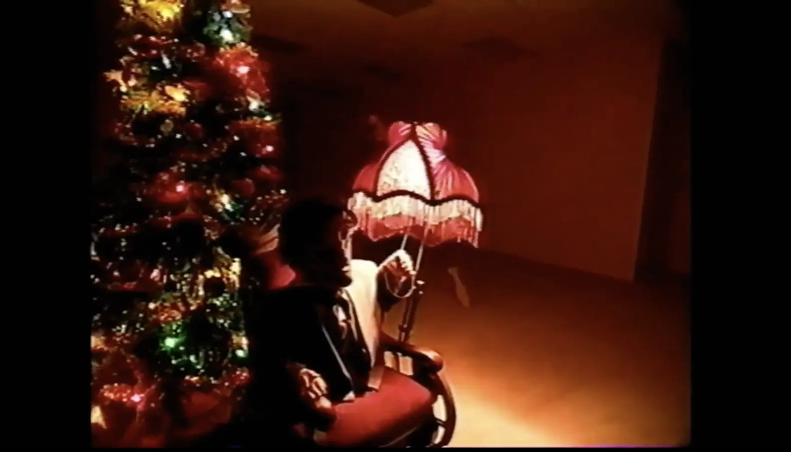 Warm, grainy VHS-style home-video footage used in the film's analog-horror sequences